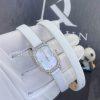 Custom Watches Harry Winston Emerald Collection 18K white gold and white mother-of-pearl Dial Quartz Watch EMEQHM18WW010