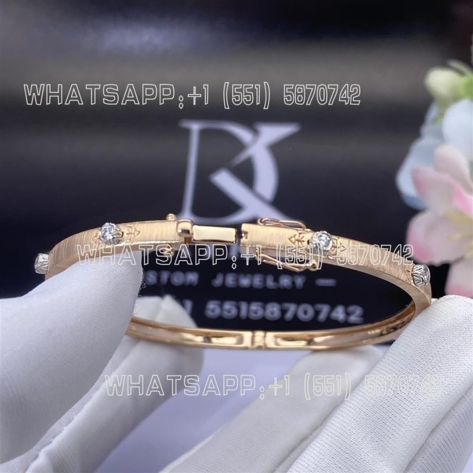 Custom Jewelry Buccellati Macri Classica Bracelet set with diamonds JAUBRA015164