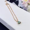 Custom Jewelry Bulgari DIVAS’ DREAM 18 kt rose gold bracelet with malachite insert 358354