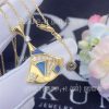 Custom Jewelry Bulgari Divas’ Dream 18 kt Yellow gold necklace Blue Agate