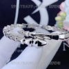 Custom Jewelry Bulgari Serpenti Viper 18 kt white gold bracelet 359404