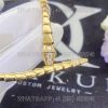 Custom Jewelry Bulgari Serpenti Viper 18k Yellow Gold necklace set with demi-pavé diamonds 359144