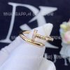 Custom Jewelry Cartier Juste un Clou ring 18k Rose Gold set with Diamonds B4094800
