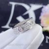 Custom Jewelry Cartier Love Ring 18k White Gold and Diamonds N4210400