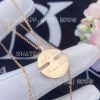 Custom Jewelry Chaumet Paris Jeux De Liens Harmony Medium Model Pendant Rose Gold and Diamonds 085435 18mm
