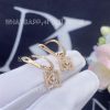 Custom Jewelry De Beers Enchanted Lotus Sleepers in Rose Gold E102143