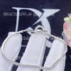 Custom Jewelry Hermes Echappee Bracelet 18k White Gold Set with Diamonds H219410B
