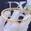 Custom Jewelry Marli Avenues Open Hinged Bracelet In Rose Gold AVEN-B2