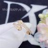 Custom Jewelry Marli Cleo Full Diamond Slim Ring In Rose Gold CLEO-R8