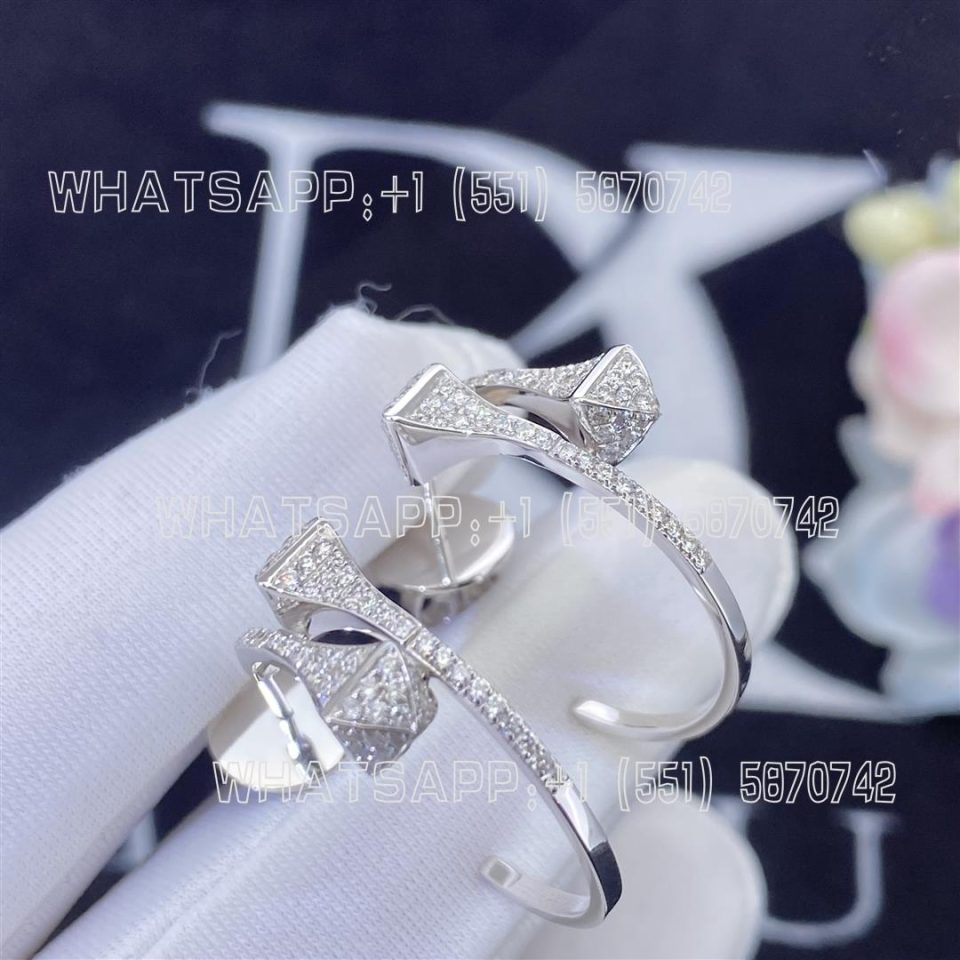 Custom Jewelry Marli Cleo Full Diamond Small Hoop Earrings In Wold Gold CLEO-E14