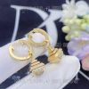 Custom Jewelry Marli Cleo Midi Rev Full Diamond Drop Earrings In Yellow Gold CLEO-E51
