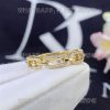 Custom Jewelry Messika Move Link Multi Pavé Yellow Gold For Her Diamond Ring 12012-YG