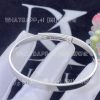 Custom Jewelry Messika Move Noa Bangle PM Pavé White Gold For Her Diamond Bracelet 10093-WG