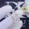Custom Jewelry Messika Move Uno Stud White Gold For Her Diamond Earrings 05631-WG