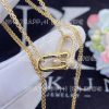 Custom Jewelry Tiffany HardWear Link Pendant in Yellow Gold with Pavé Diamonds 70353075