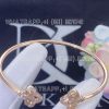 Custom Jewelry Tiffany Keys Coil Bracelet in 18K Rose Gold and Diamonds