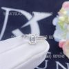 Custom Jewelry Tiffany Novo® Emerald-cut Engagement Ring with a Pavé Diamond Platinum Band Main stone 1ct