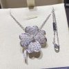 Custom Jewelry Van Cleef & Arpels Cosmos Large Model clip pendant