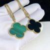 Custom Jewelry Van Cleef & Arpels Magic Alhambra long necklace, 1 motif 18K yellow gold, Malachite VCARO3MG00