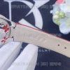 Custom Watches Graff Classic Butterfly Watch Diamond-set Ruby Dial, White Gold and Red Alligator Strap-38mm