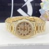 Custom Watches Rolex Datejust m178288-0081 18k Yellow Gold Diamond Dial 31mm Swiss 2836