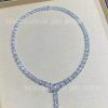 Custom Jewelry Bulgari Serpenti necklace in 18 kt white gold, set with full pavé diamonds 348165