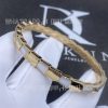 Custom Jewelry Bulgari Serpenti Viper Yellow Gold bracelet set with mother of pearl elements