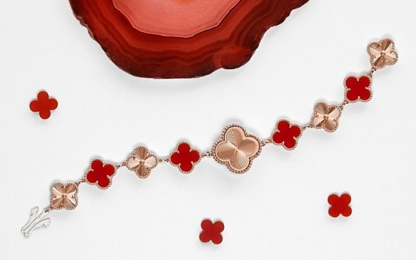 Van Cleef & Arpels Presents The New Alhambra: Carnelian And Guilloché