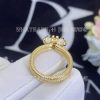 Custom Jewelry Cartier Écrou de Cartier Ring Yellow Gold and Diamond B4231800-YG