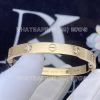 Custom Jewelry Cartier Love Bracelet 4 Diamonds Yellow Gold and Diamonds B6070017