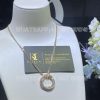 Custom Jewelry Cartier Tri-Colour Diamond Trinity De Cartier Necklace