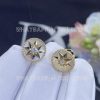 Custom Jewelry Dior Rose Des Vents Earring, XS Yellow Gold and Diamond JRDV95083