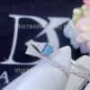 Custom Jewelry Marli Cleo Diamond Midi Slip-On Bracelet In White Gold Sea Blue Chalcedony CLEO-B47