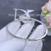 Custom Jewelry Marli Cleo Full Diamond Midi Slip-On Bracelet In White Gold CLEO-B48