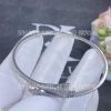 Custom Jewelry Marli Cleo Full Diamond Midi Slip-On Bracelet In White Gold CLEO-B48