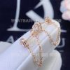 Custom Jewelry Messika Joy cœur 0.15-carat single diamond chain earring Rose Gold For Her Diamond Earrings 11557-PG