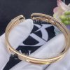 Custom Jewelry Messika Move 10th Bangle Pink Gold For Her Diamond Bracelet 11426-PG
