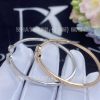 Custom Jewelry Messika My Twin Toi & Moi Thin Bangle 0,15ct x2 Rose Gold For Her Diamond Bracelet 07222-PG