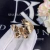Custom Jewelry Pasquale Bruni Giardini Segreti Five Leaves Ring in 18k Rose Gold 15086R