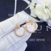 Custom Jewelry Tiffany Tiffany T T1 Open Hoop Earrings in 18k Rose Gold with Diamonds 68408105