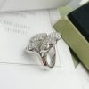 Custom Jewelry Van Cleef & Arpels Cosmos Diamond 18 Karat White Gold Cosmos Large Model Ring