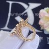 Custom Jewelry Van Cleef & Arpels Frivole Between the Finger™ Ring 18K rose gold, Diamond VCARP7RK00