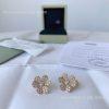 Custom Jewelry Van Cleef & Arpels Frivole earrings, small model 18K rose gold, Diamond VCARP7RM00