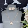 Custom Jewelry Van Cleef & Arpels Frivole pendant, small model 18K rose gold, Diamond VCARP7RL00