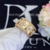 Custom Jewelry Van Cleef & Arpels Perlée Clovers Rings, Rose Gold and Diamonds VCARO9LN00