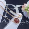 Custom Jewelry Van Cleef & Arpels Perlée couleurs pendant 18K rose gold, Carnelian VCARP4DO00
