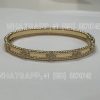 Custom Jewelry Van Cleef & Arpels Perlée sweet clovers bracelet, medium model 18K yellow gold VCARP6X600
