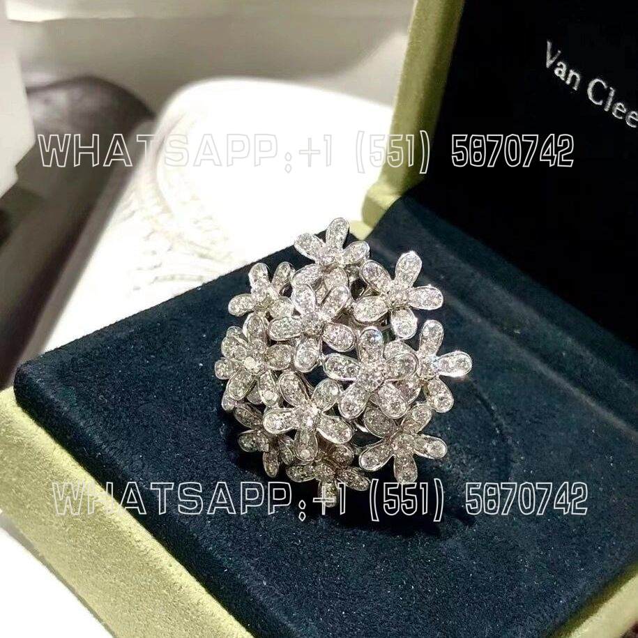 Custom Jewelry Van Cleef & Arpels Socrate ring, 12 flower small model VCARA11200