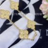 Custom Jewelry Van Cleef & Arpels Vintage Alhambra bracelet 5 motifs 18K yellow gold VCARO1IE00