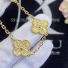 Custom Jewelry Van Cleef & Arpels Vintage Alhambra bracelet 5 motifs 18K yellow gold VCARO1IE00